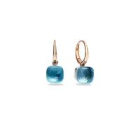 Nudo Petite Blue Topaz Drop Earrings