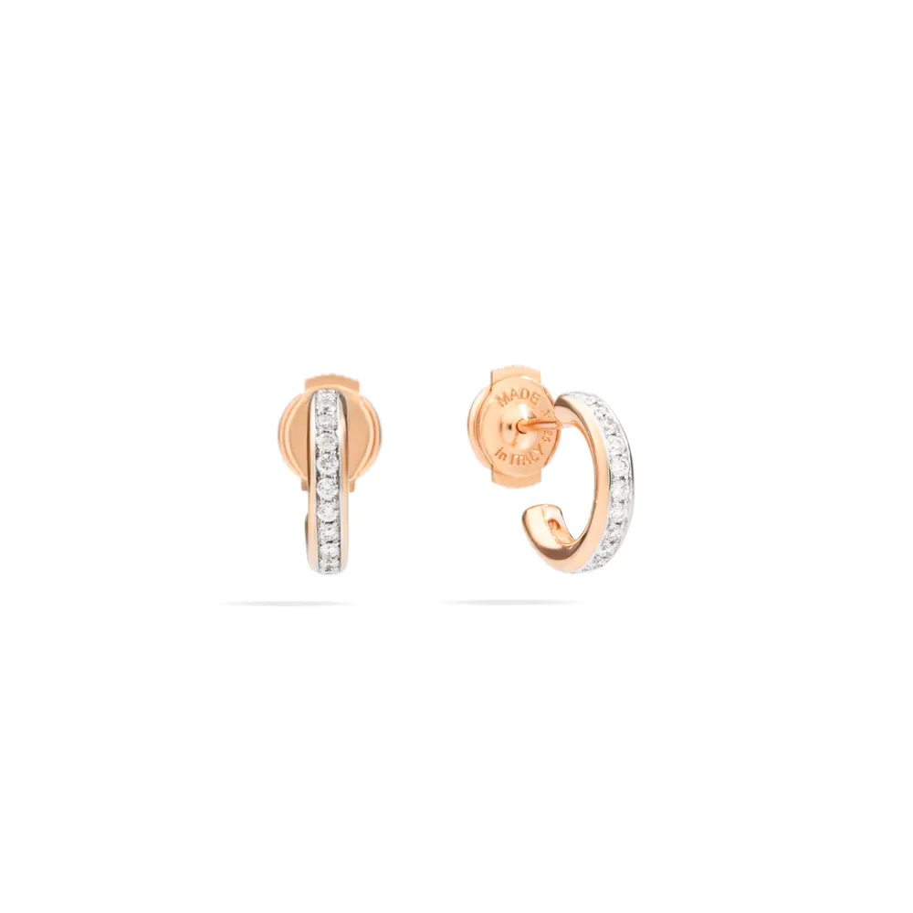 Iconica Rose Gold Diamond Earrings