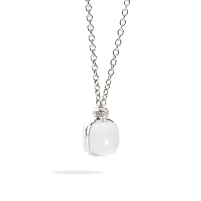 Necklace with Pendant Nudo Milky