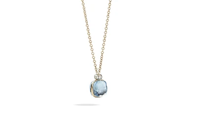 Nudo Sky Blue Topaz & Diamond Necklace