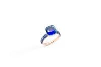 Nudo Classic London Blue Topaz, Lapis & Blue Sapphire Ring