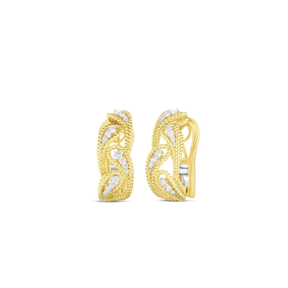 Byzantine Barocco Diamond Earrings