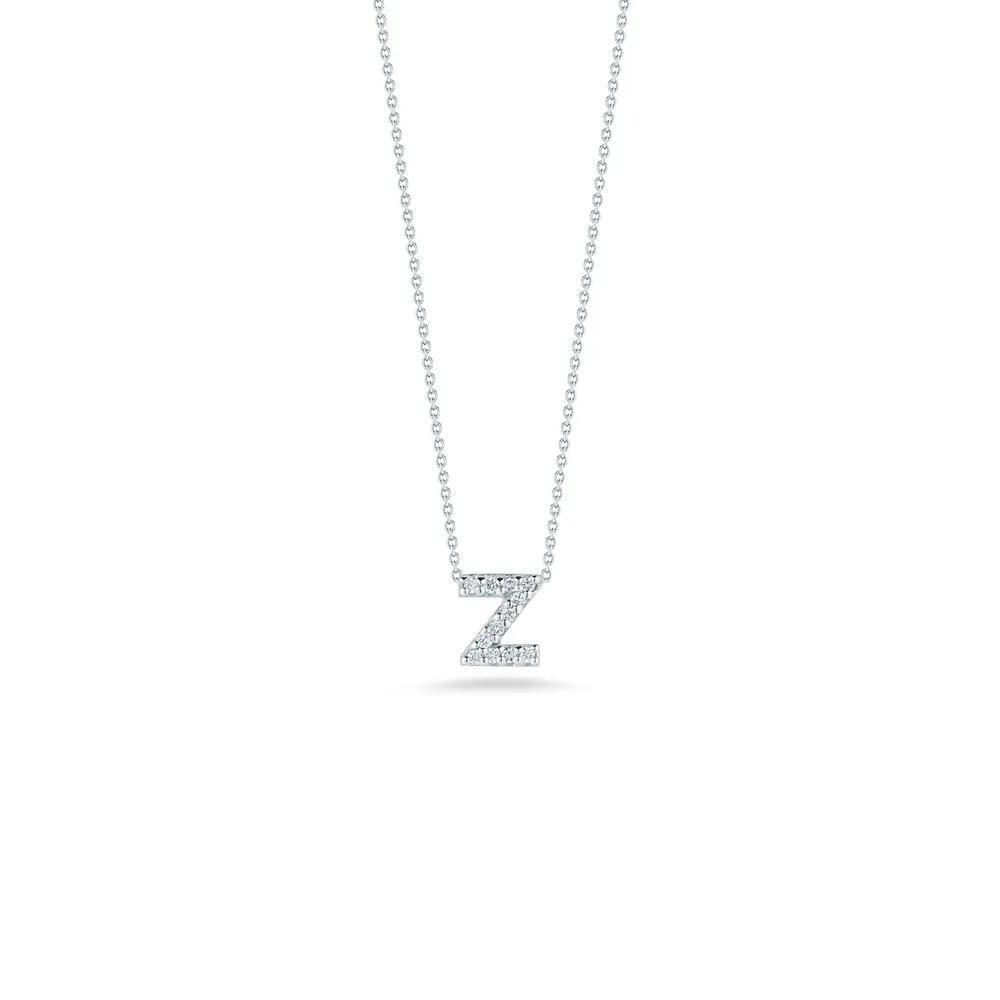 Tiny Treasures Love Letter Z Necklace Length 16" adjustable to 18"