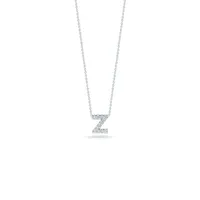 Tiny Treasures Love Letter Z Necklace Length 16" adjustable to 18"