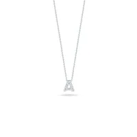 Tiny Treasures Diamond Love Letter “A“ Necklace