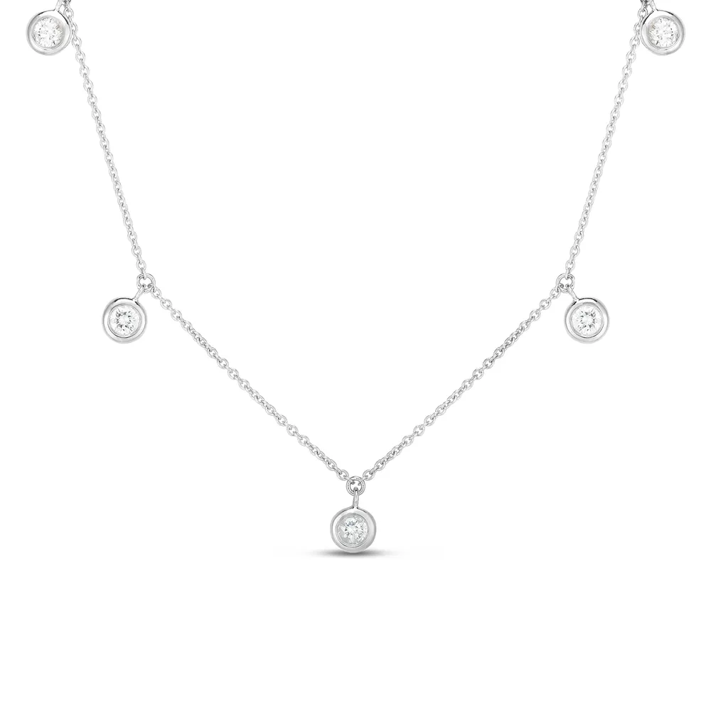 Diamonds by the Inch Dangling Five Station Necklace