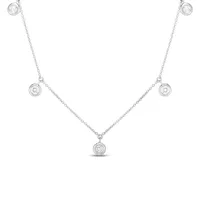 Diamonds by the Inch Dangling Five Station Necklace