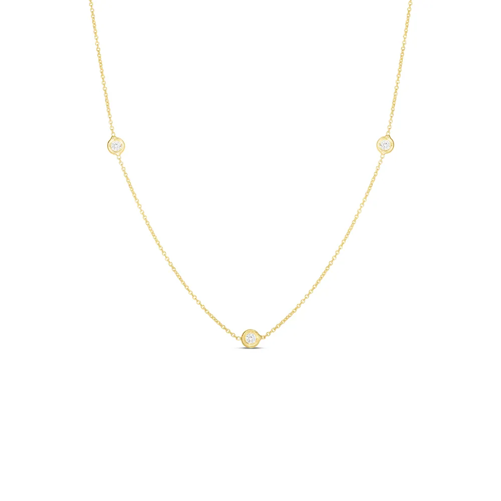 Diamonds by the Inch Three Station Necklace