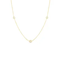 Diamonds by the Inch Three Station Necklace