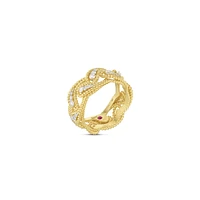 Byzantine Barocco Two-Tone & 0.58 Carats Ring