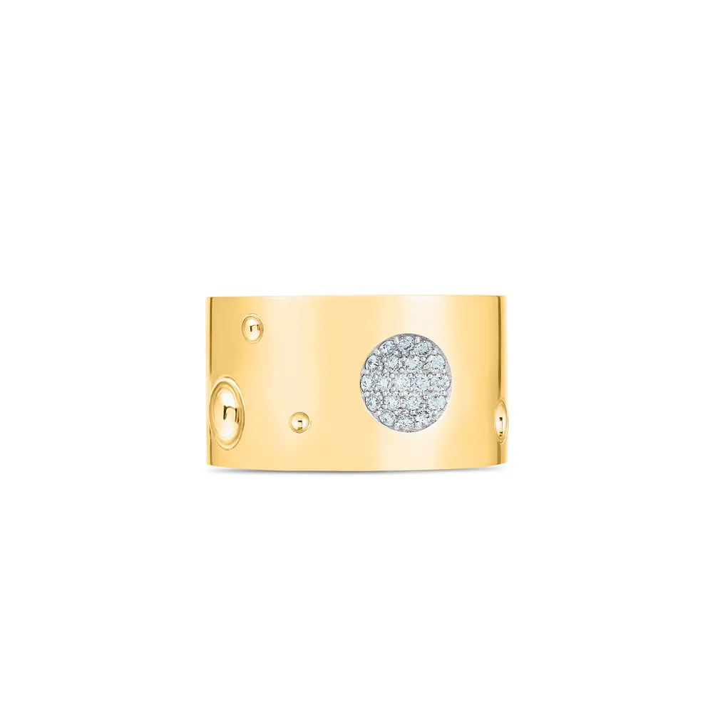 Pois Moi Luna Wide Diamond Accent Ring