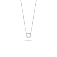 Tiny Treasures Diamond Love Letter “U“ Necklace