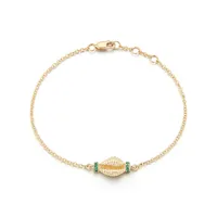 Land & Sea Thread & Shell Bracelet