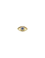 Stud Club Blue Sapphire & Diamond Single Third Eye Stud Earring