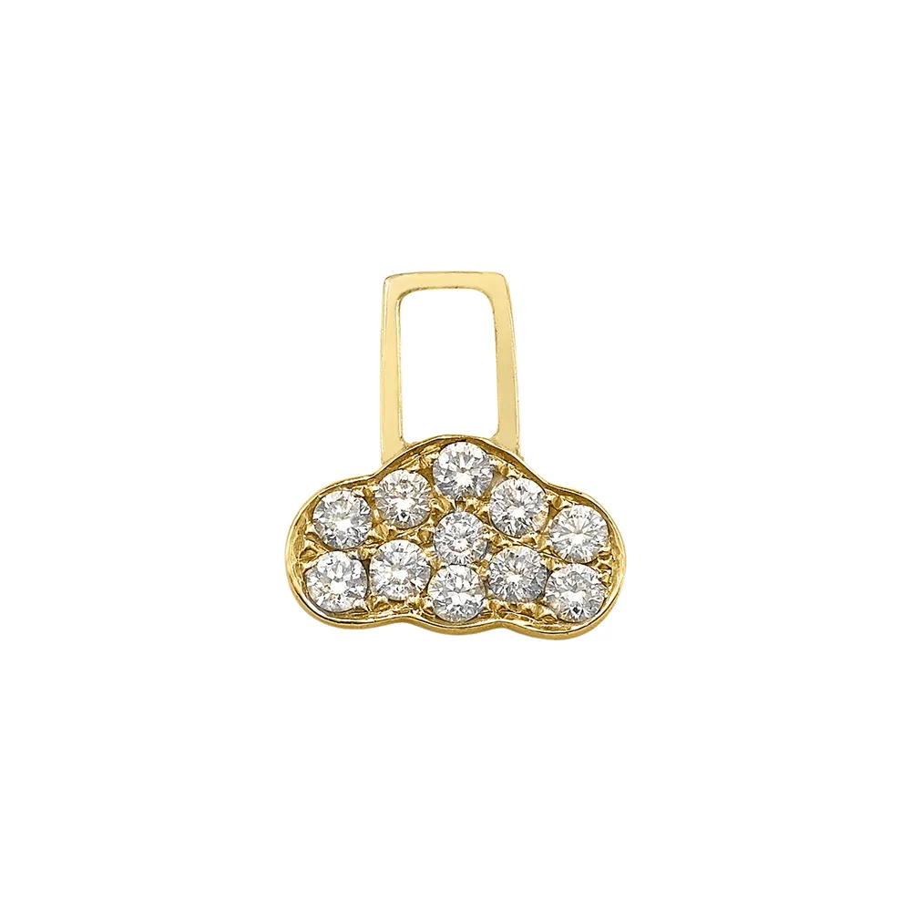 Earwish Diamond Cloud Charm