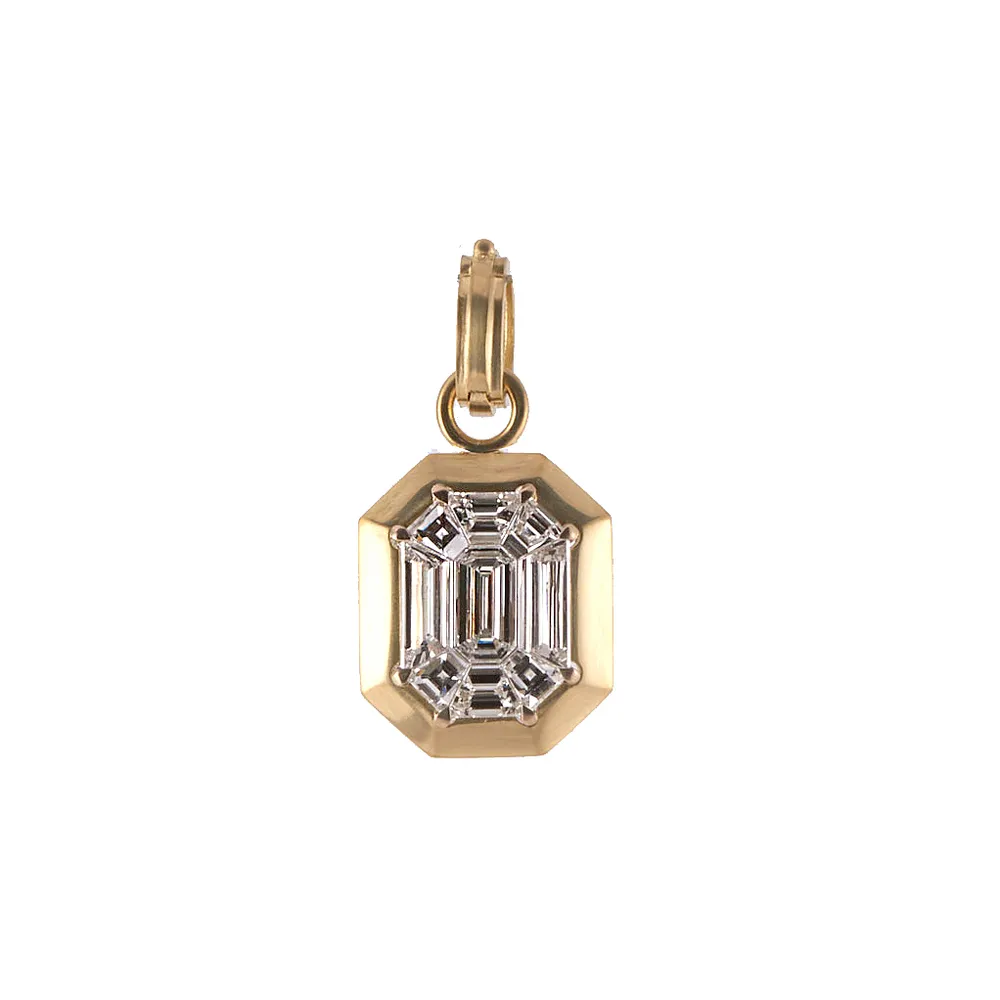 Mosaic Thick Frame Pendant