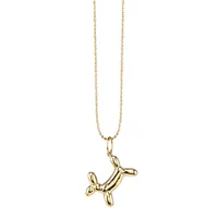 Kids Collection Gold Balloon Dog Necklace