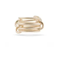 Aquarius Yellow Gold Ring