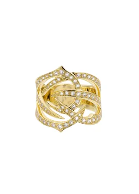 Forget Me Knot Bandeau Ring