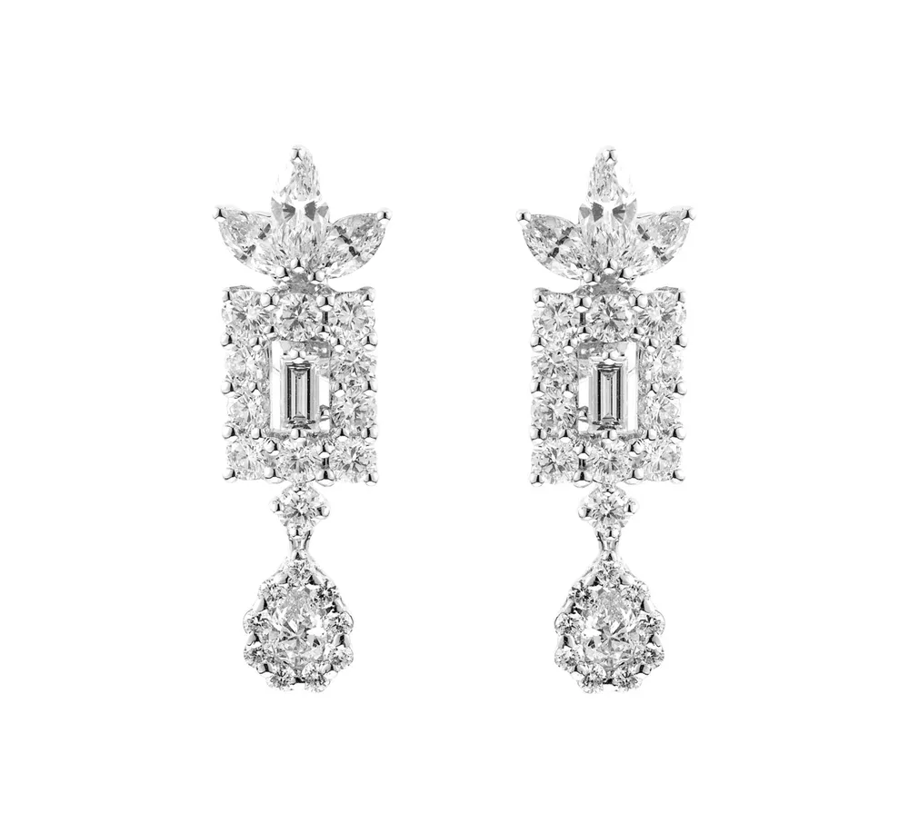 Diamond Drop Earrings