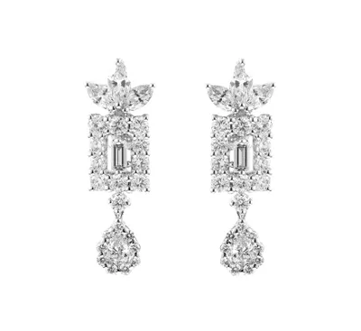 Diamond Drop Earrings