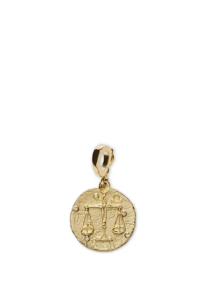 Of the Stars Small Libra Coin Charm