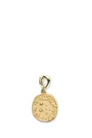 Zodiac Wheel Small Diamond Coin Charm