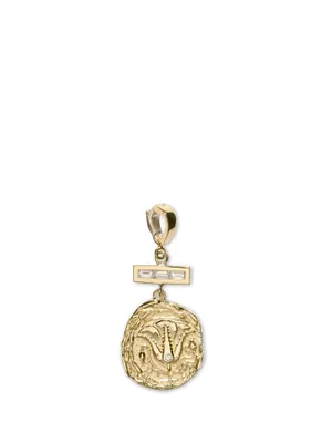 Of the Earth Small Diamond Coin Charm