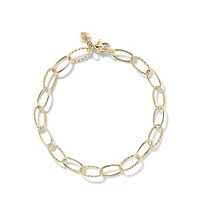 Oval Link Bracelet in 18K Yellow Gold, 11.3mm