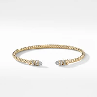 Petite Helena Bracelet in 18K Yellow Gold with Pavé Diamonds