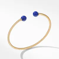 Solari Bead Bracelet in 18K Yellow Gold with Lapis