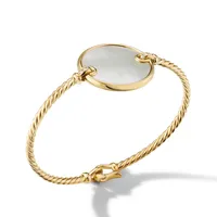 DY Elements® Bracelet in 18K Yellow Gold with Mother of Pearl and Pavé Diamonds