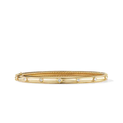 Modern Renaissance Bracelet in 18K Yellow Gold with Diamonds