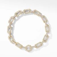 Pavé Chain Bracelet in 18K Yellow Gold with Diamonds