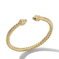 Curb Chain Band Ring in Black Titanium, 6mm