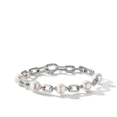 DY Madison® Pearl Chain Bracelet in Sterling Silver