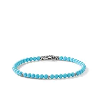 Bijoux Spiritual Beads Bracelet in Sterling Silver with Turquoise