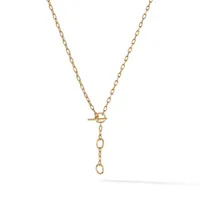 DY Madison® Three Ring Chain Necklace in 18K Yellow Gold