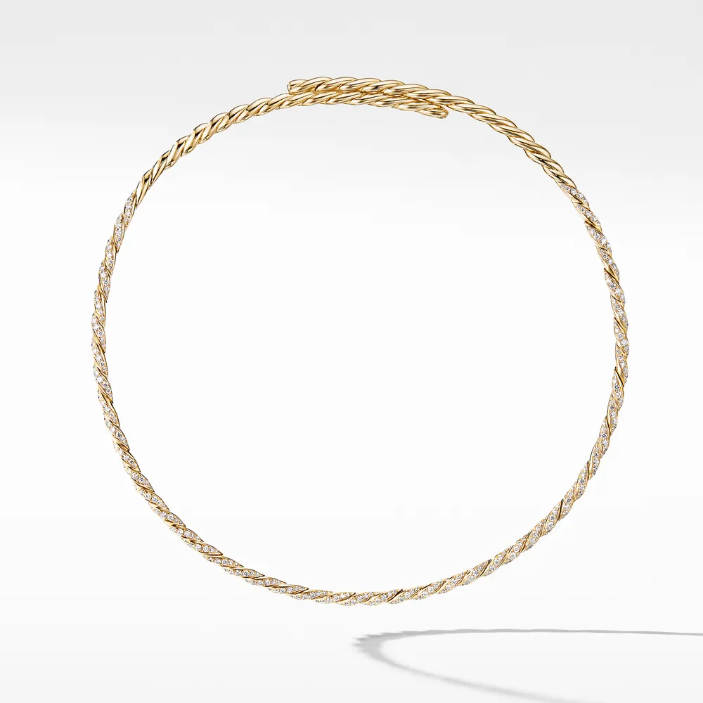 Pavéflex Necklace in 18K Yellow Gold with Diamonds