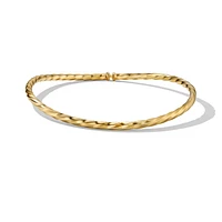 Cable Edge Collar Necklace in 18K Yellow Gold
