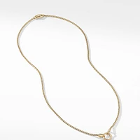Smooth Amulet Box Chain Necklace in 18K Yellow Gold, 2.7mm