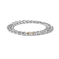 Carlyle Necklace in Sterling Silver with 18K Yellow Gold