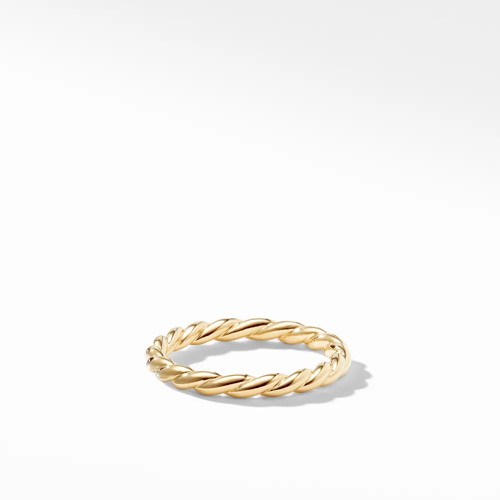 Petite Band Ring in 18K Yellow Gold