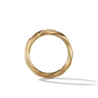 Cable Edge? Band Ring in Recycled 18K Yellow Gold