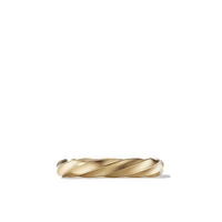 Cable Edge? Band Ring in Recycled 18K Yellow Gold