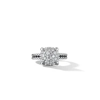 Chatelaine® Ring in Sterling Silver with Pavé Diamonds