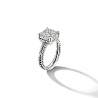 Chatelaine® Ring in Sterling Silver with Pavé Diamonds