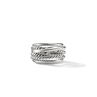 Crossover Ring in Sterling Silver