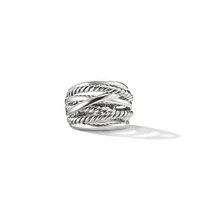 Crossover Ring in Sterling Silver
