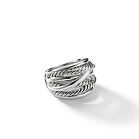 Crossover Ring in Sterling Silver